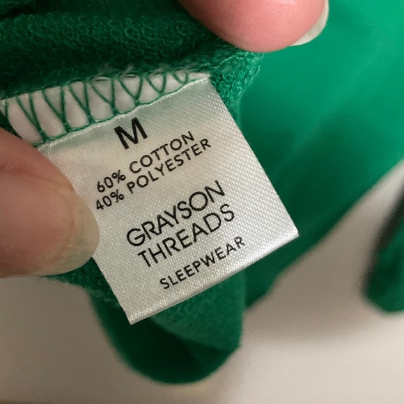 Grayson Threads Women's Luck Lounge Pajama Top Long Sleeve, Size Medium - Picture 8 of 8